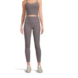 Beyond Yoga Spacedye Caught In The Midi High-Waisted Legging Soft Umber Heather